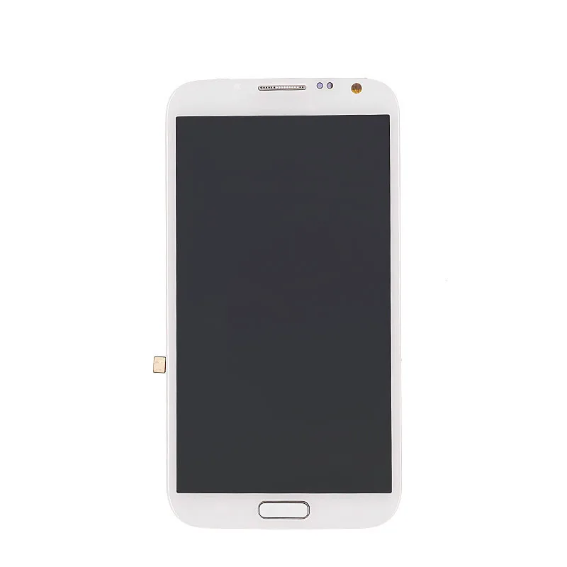 Белый Супер AMOLED 5,5 ''lcd для samsung Galaxy Note 2 lcd N7100 Note2 N7105 дисплей кодирующий преобразователь сенсорного экрана в сборе запасные части - Цвет: Белый
