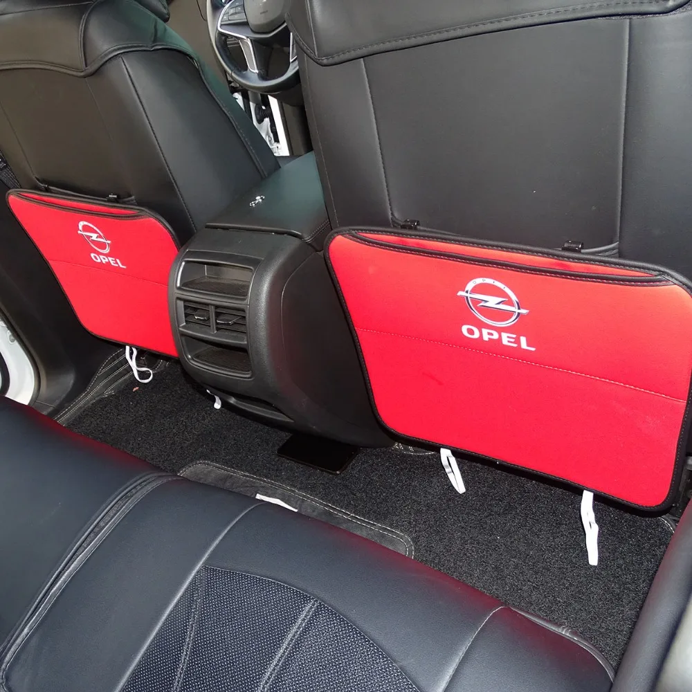 Для Opel Astra H G J Corsa Insignia Antara Meriva Zafira заднее сиденье автомобиля кожа анти Kick Pad Водонепроницаемый Анти грязная защита