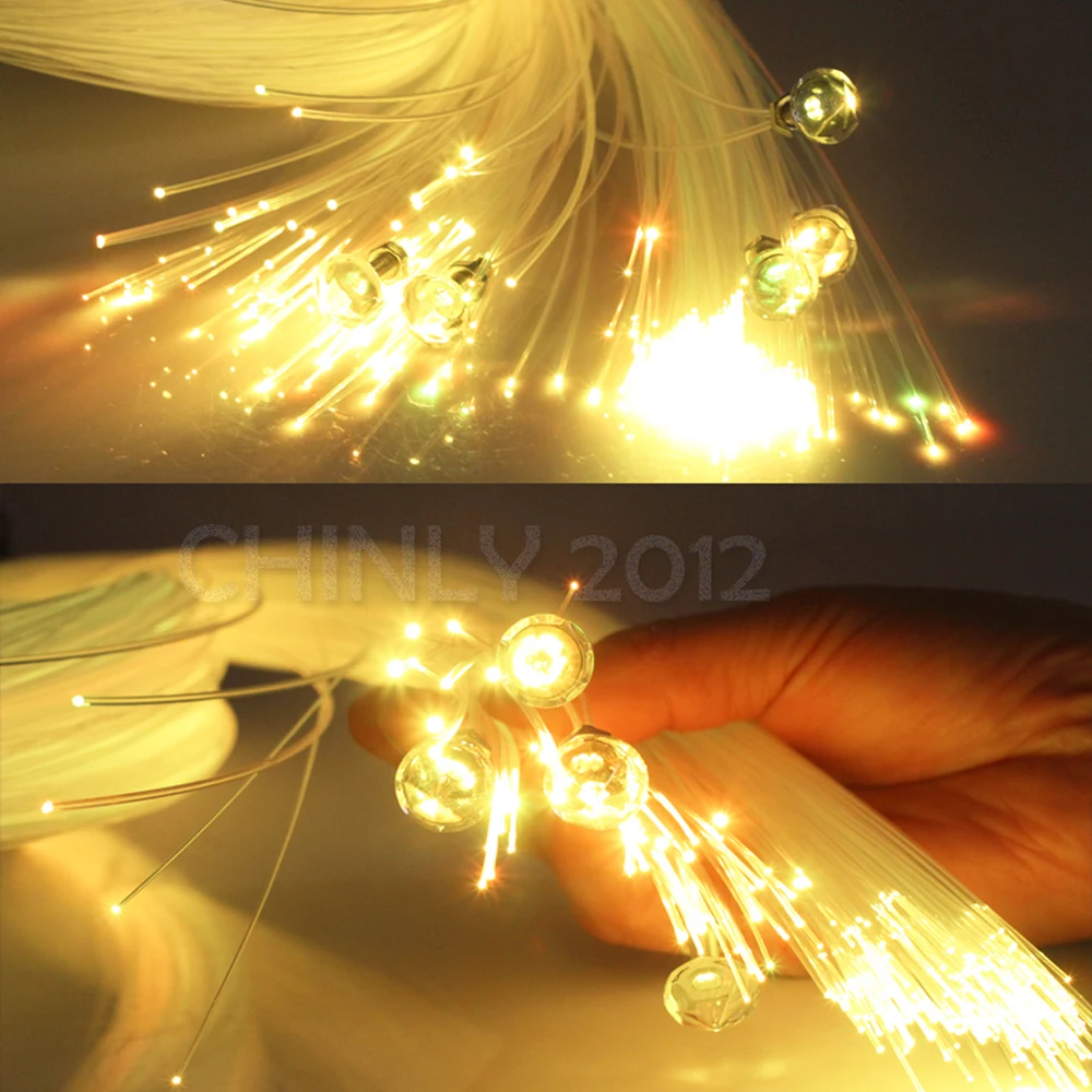 Twinkle 32W Bluetooth Control Remote Fiber Optic Light Starry Sky Effect Ceiling Kit 4m Mixed 710pcs Optical Fiber Cable