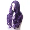 WoodFestival Wavy Purple Synthetic Wigs for Women Heat Resistant Female Ombre Lolita Colored Green Pink Brown Woman Long Hair ► Photo 3/6