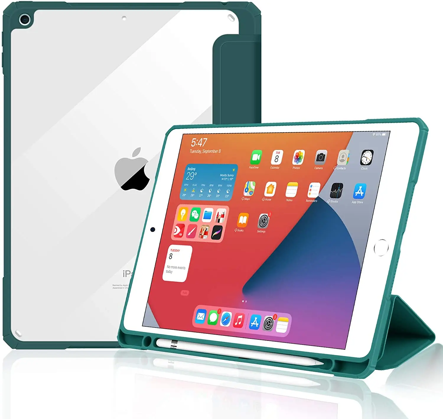 iPadアクセサリー iPad 10.2(gen9)+Apple Pencil+smart cover Amazon.com: ProCase Smart Case for iPad 10.2 (9th Gen 2021