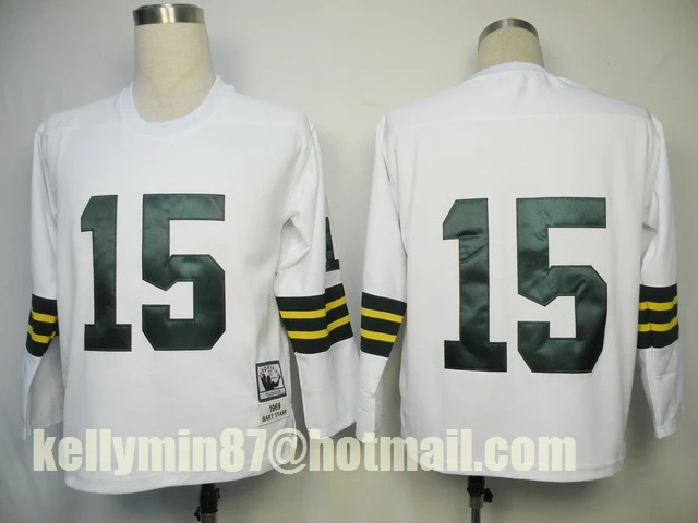 Green Bay s, Реджи Уайт, Бретт фэйр, Барт Старр, Рей нитшке, Аарон Роджерс, Дональд Драйвер, пол хорнунг, Возврат Джерси - Цвет: Белый