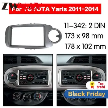 

Car DVD Player frame for Toyota Yaris/ Vitz 2011- 2012 2013 2014 with Auto Radio Multimedia NAVI fascia
