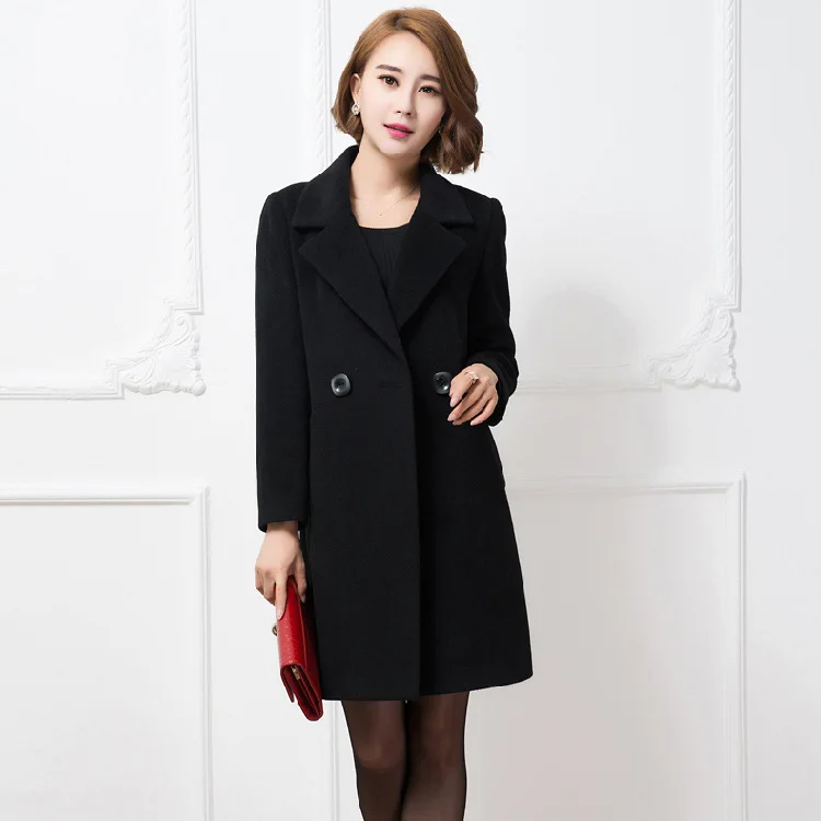 Зимнее пальто женское манто Femme Abrigo Mujer шерстяное пальто Casaco Feminino размера плюс Damskie Bayan mon Manteau Femme Hiver