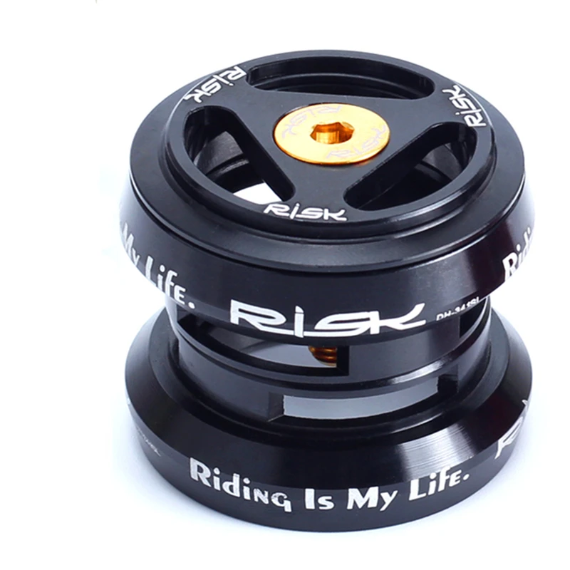 Cufaee 44 mm fietsheadset, dubbele lagers fietsvoorvorkheadset, heavy