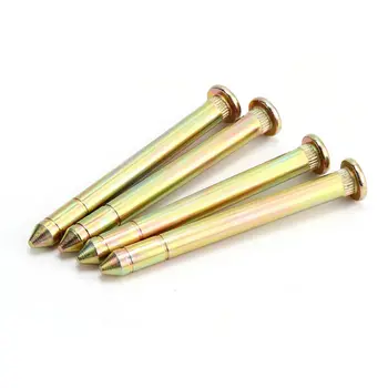 

Door Pin Bushing Hinge Chrome With Electronic Ring Clamps Car Auto Useful