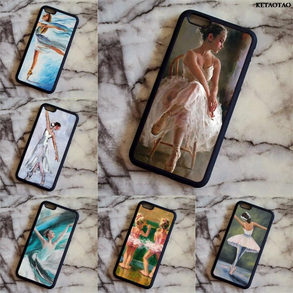 KETAOTAO балерины танцовщицы чехлы для телефонов Samsung galaxy S3 4 5 6 7 8 Note 2 3 чехол из