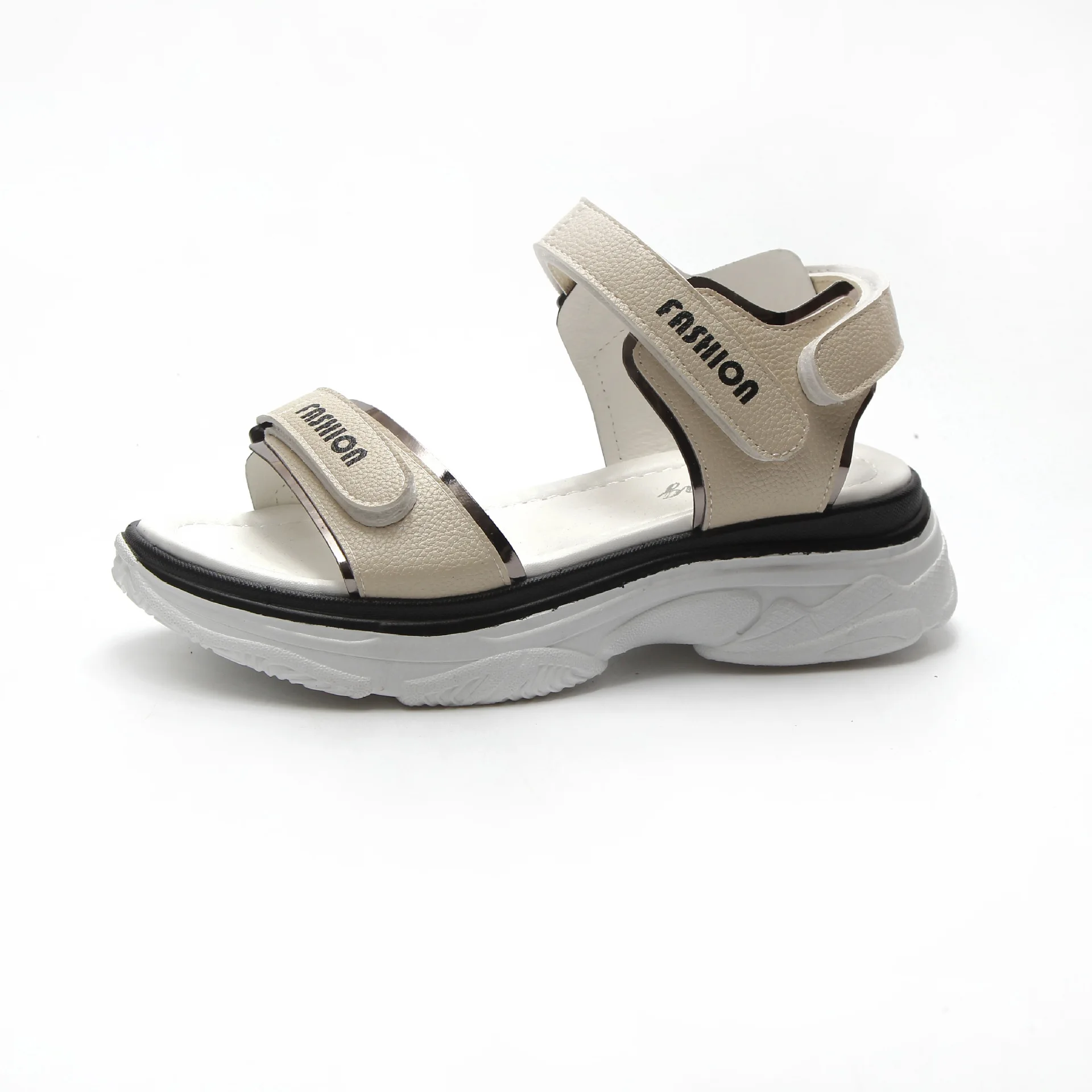 Hoksvzy ; новые сандалии на платформе, женские летние туфли волшебные наклейки пляжные римские сандалии Для женщин SGLL-K812