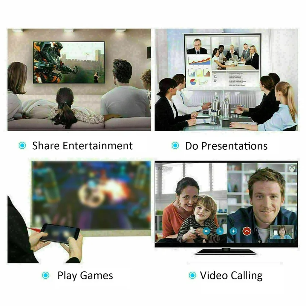 Тип C к HDMI HD tv AV ТВ кабель адаптер для samsung Galaxy S9 S10 Note 9 для MacBook Smart конвертер