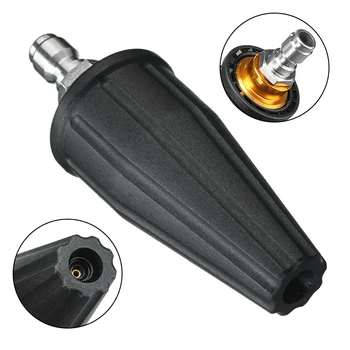 

Black Spray Nozzle Washer 1/4\\\\\\\" Quick Connect 360 Degree Rotating Rotary tool