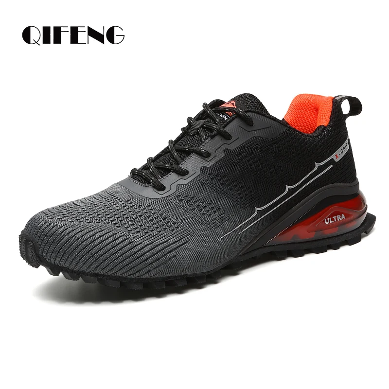 Mesh Sneakers Trail Running-Shoes Hiking-Light Trekking Outdoor Large-Size Summer Mens