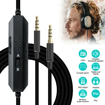 

Replacement 3.5mm Audio Jack Cable Aux Cord for Logitech G633 G933 Headset Gaming Headset Headphone Audio Video Cables