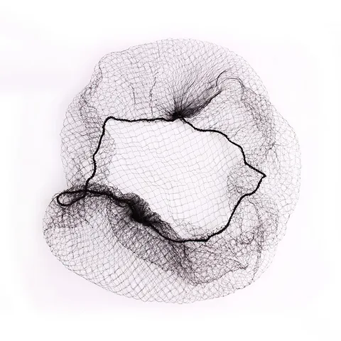 Durable Nylon Hair Net For Bun Hair Hairstyle Tool Black Brown Gold Color 5mm Mesh Hair Styling Hairnets Wholesale