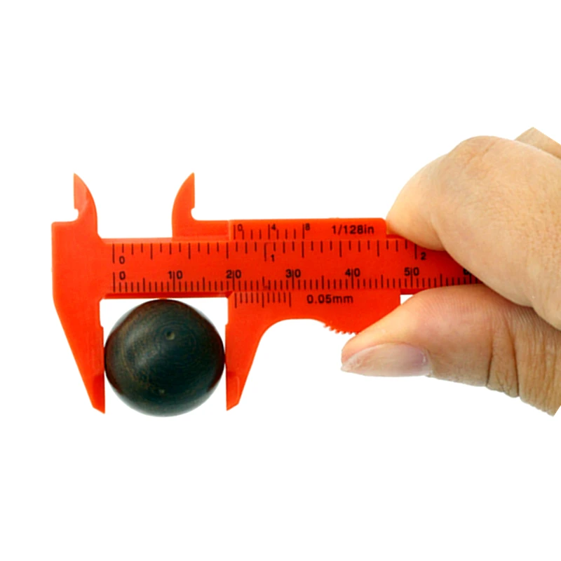 0-80 мм двойное правило шкала Пластиковый штангенциркуль измерительный студенческий мини-инструмент линейка