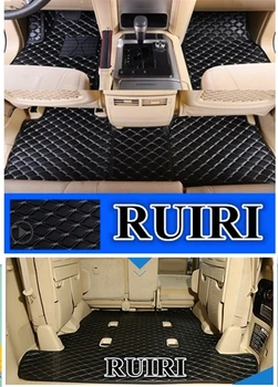 

Full set car floor mats + one trunk mat for Toyota Land Cruiser 200 7 seats 2020-2007 waterproof durable carpets for LC200 2018