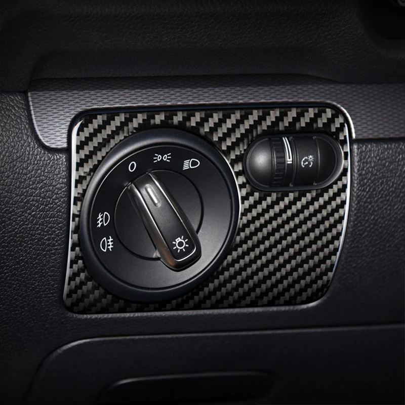 Carbon Fiber Auto Tür Innen Panel Schutz Aufkleber für Volkswagen