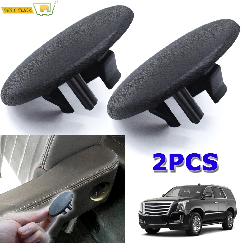 2X Armlehnen-Abdeckkappe hinten links oder rechts Eimer-Sitzgriffverkleidung für Chevy Tahoe Suburban GMC Yukon Cadillac Escalade Ersatz