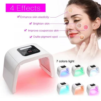 

Dropship Photon PDT Led Light Facial Mask Machine 7 Colors Acne Treatment Face Whitening Skin Rejuvenation Light Therapy