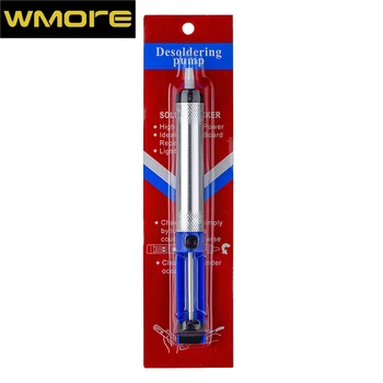 

WMORE soldering iron Desoldering Pumps Aluminium Solder Sucker soldering station Removal Vacuum Soldering welding Hand Tool 2019