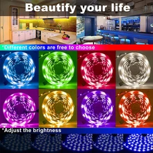 

LED Strip Light RGB 5050 44 key infrared control For TV Computer Bedroom Holiday Party decorations праздничный фонарь