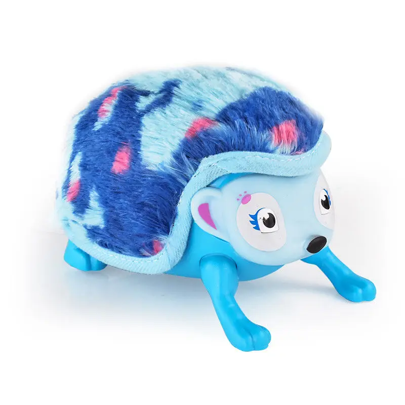 Pretty Stuffed Hedgehog Toys Electronic Plush Pets Simulation Running