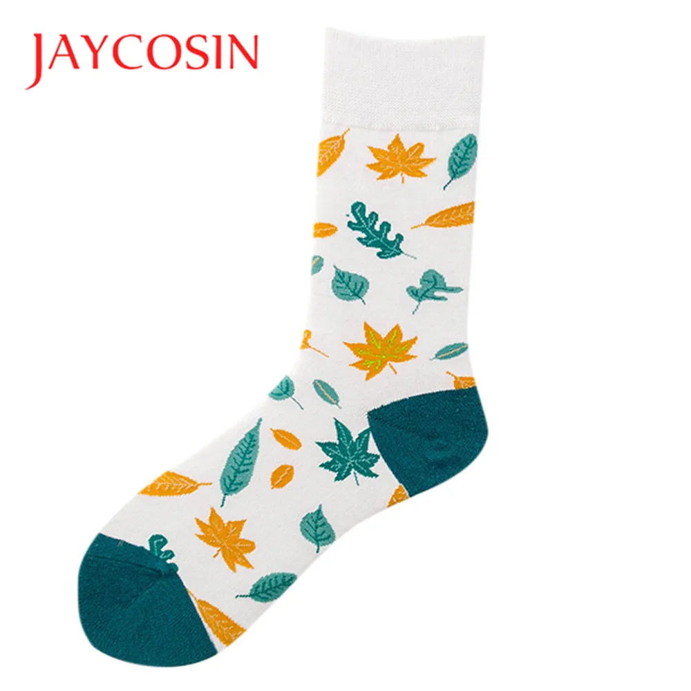 Jaycosin носки женские трендовые хлопчатобумажные носки с надписями женские модные яркие цветные мягкие носки корейские осенние зимние теплые носки женские