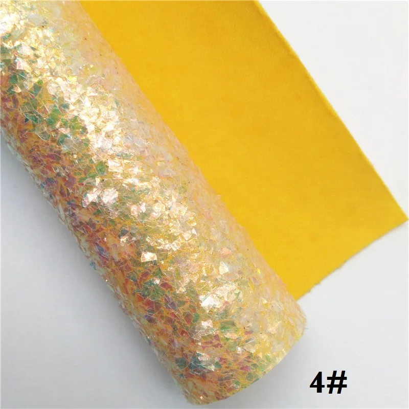 Glitterwishcome 21X29 см, размер А4, синтетическая кожа, плотная блестящая кожа, искусственная ткань из искусственной кожи, винил для бантов, GM620A - Цвет: 4