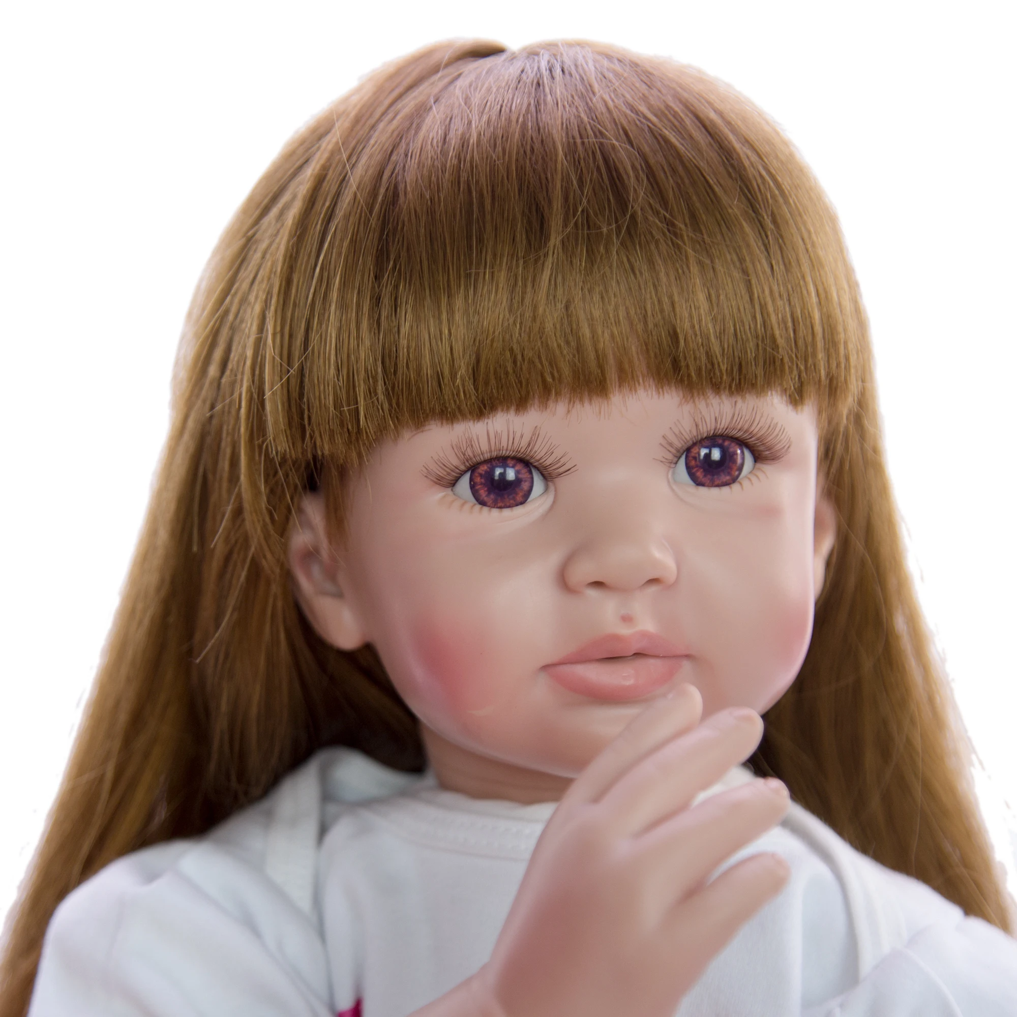60 см Reborn Baby Doll Игрушки для девочек Мягкие силиконовые изысканные принцессы для малышей живые Младенцы Детский подарок на день рождения игровой домик игрушка