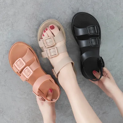 

2020 new spring and autumn sandals and slippers women summer sandals fashion trend wild outdoor beach shoes high heel platform s