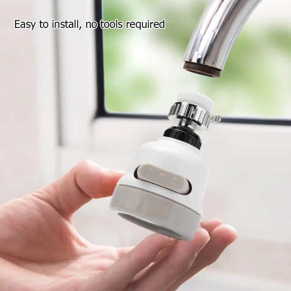 

360 Degree Rotatable Spray Head Tap Durable Faucet Splash Filter Nozzle 3 Modes KitchenTap Nozzle torneiras tap filter faucet