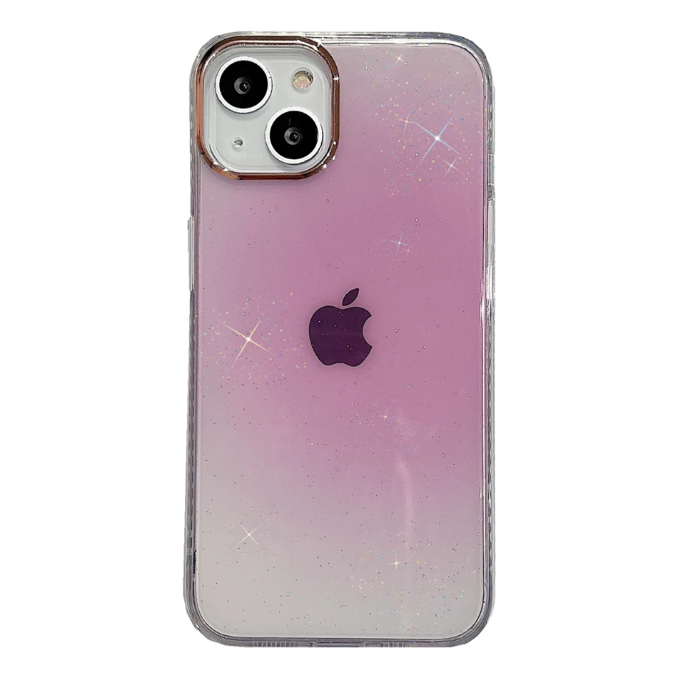 Pink Sky Purple Glitter Bling iPhone 11 & iPhone XR Case – Aura In