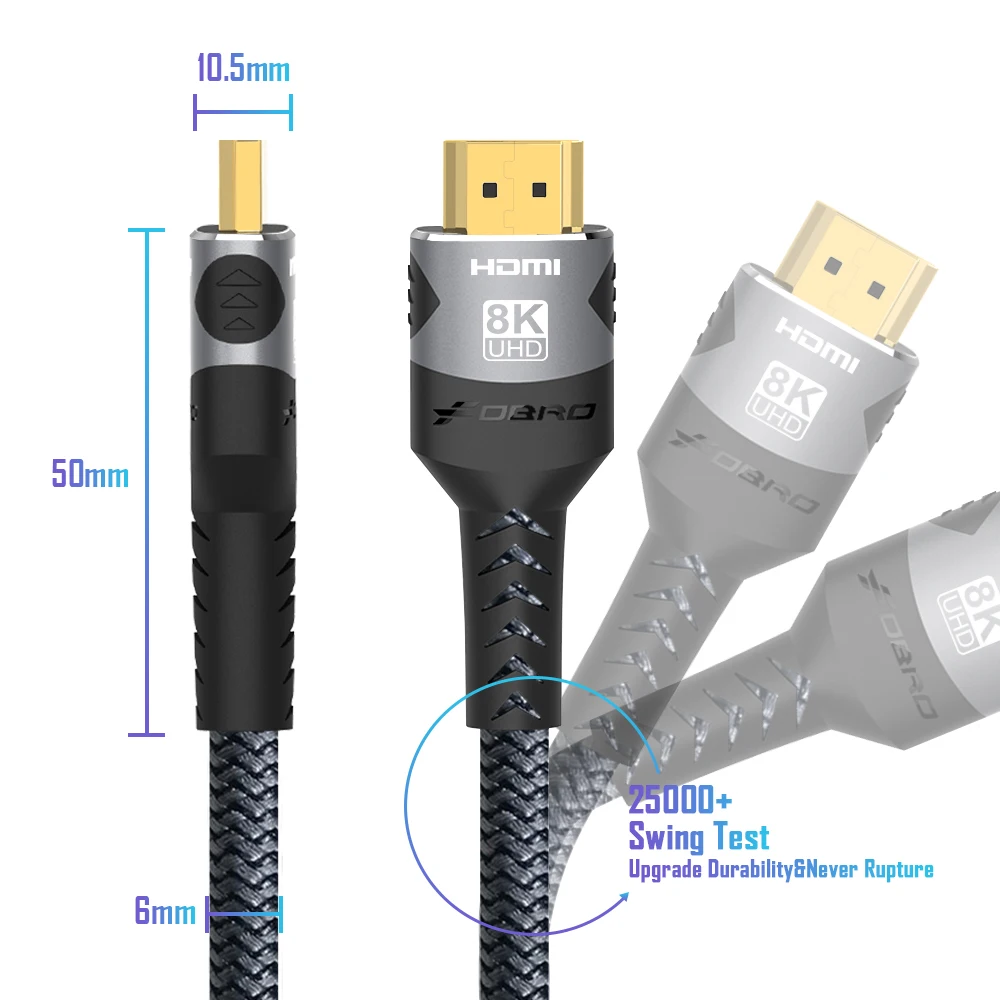 Ultra High-Speed 8K HDMI 2.1 Splitter with eARC and HDR Support