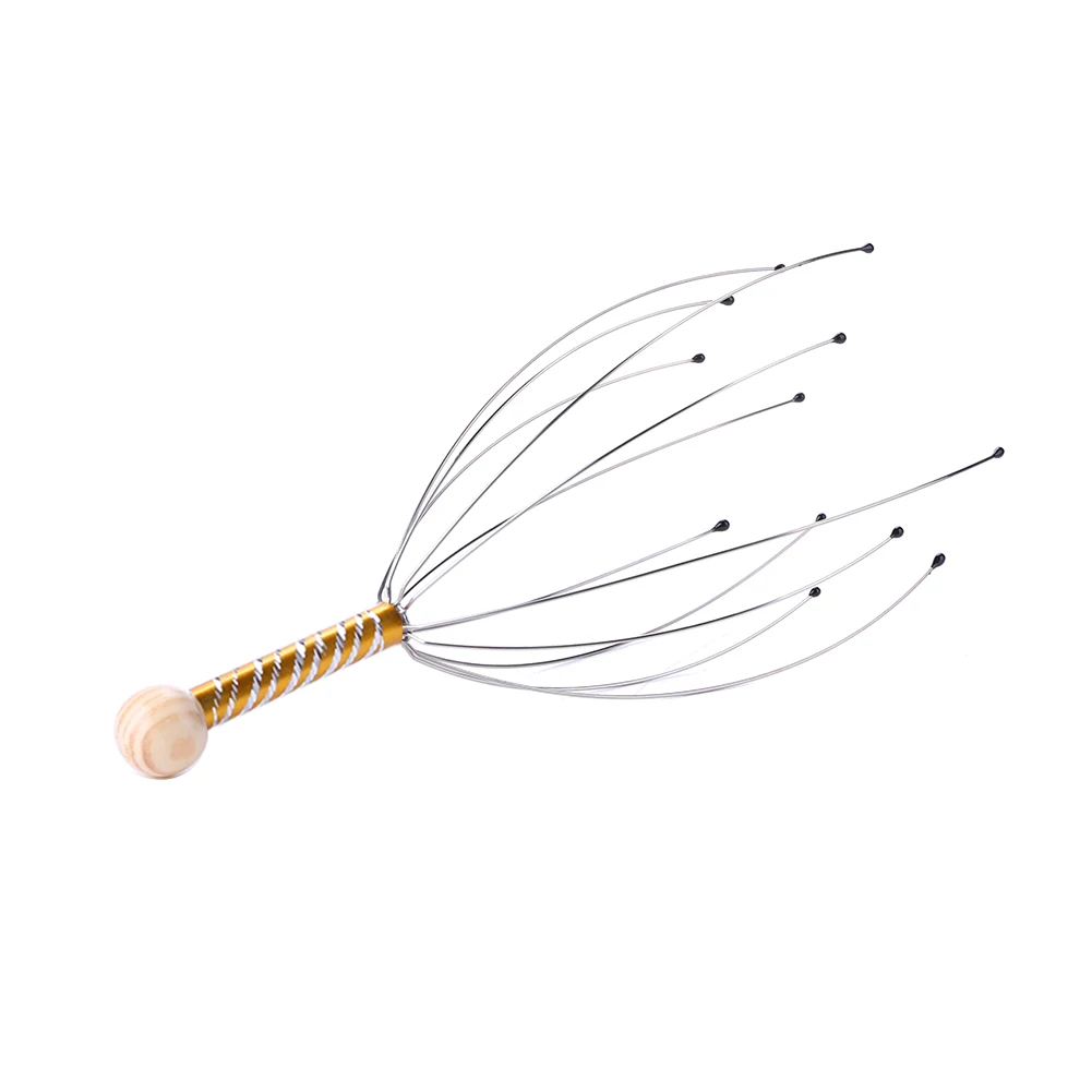 Инструмент для снятия стресса и расслабления массажер головы стальной Осьминог