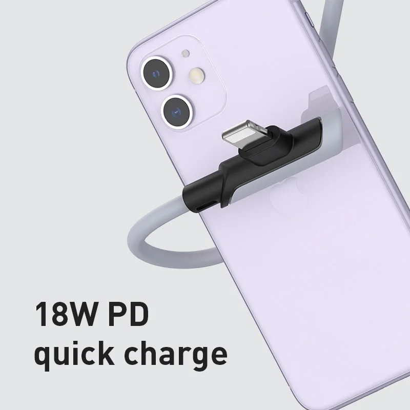 Baseus usb type C для Lightning Кабель для iPhone 11 Pro XS Max XR X 8 Plus 18 Вт Быстрая зарядка цветной USB кабель PD зарядный кабель