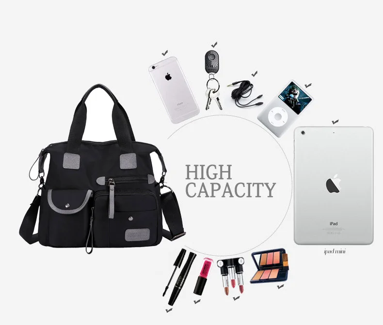 WOBAG Женская портативная Дорожная сумка Новая модная женская сумка для мумии Мужская нейлоновая сумка на плечо дорожные сумки, лидер продаж