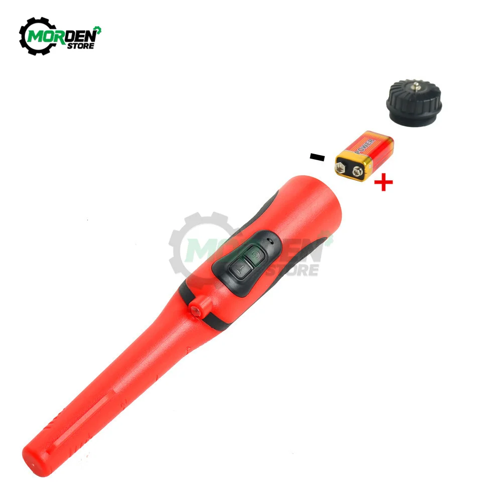 Pinpointing Handheld All Metal Detector Depth Waterproof Gold Finder Search Treasure Kits LED Lights For Coin