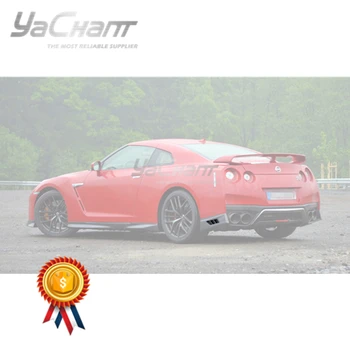 

Car-Styling Carbon Fiber Rear Bumper Vents Fit For 2017-2020 R35 EBA OE Rear Diffuser Side Vent