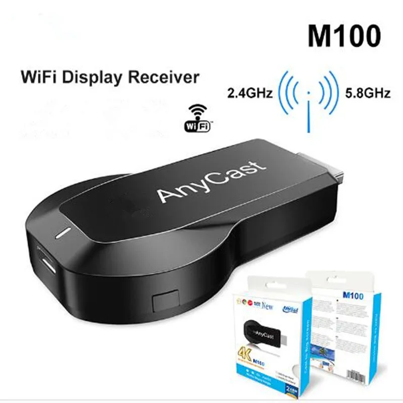 ТВ-приемник Anycast M100 2 4G 4K HDMI поддержка Windows Android IOS | Электроника