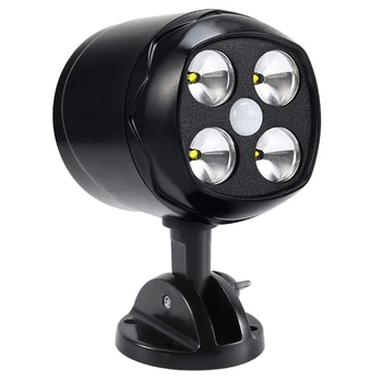 

Motion Sensor Safety Light, Outdoor Spotlight, Motion Sensor Light IP65 Waterproof and 360 Degree Adjustable Wall Light for Pati