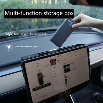 

Car Interior Dashboard Storage Box Tray Holder Dustproof Waterproof for Tesla Model 3 2017-2020