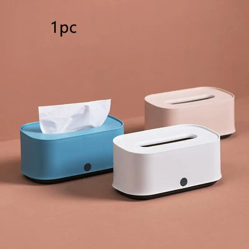 

Home Multi-Function Living Room Creative Tissue Box Paper Towel Tray Coffee Table Storage Box