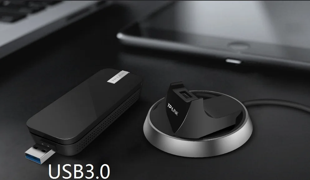 ChinFirmware антенна с высоким коэффициентом усиления AC1900 беспроводная сетевая карта 11AC 1900 Мбит/с двухдиапазонный USB3.0 WiFi адаптер 2,4G 600 Мбит/с 5G 1300 Мбит/с