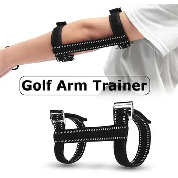 

Practical Nylon Black Golf Club Sport Corrective Alert Golf Correction Belt Outdoor Trainging Aids Arm Guard