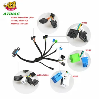 

EIS ELV Test Cables for Mer-cedes Works Together with VVDI MB BGA TOOL and CGDI Prog MB (5-in-1) W204 W212 W221 W164 W166