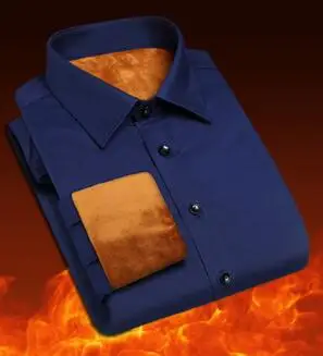 

Free Shipping Winter new men's long-sleeved shirts young slim and solid business shirts with undershirts DY-209
