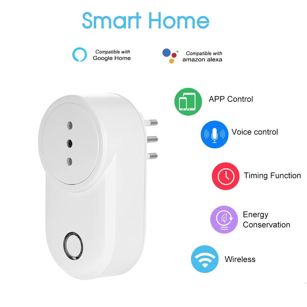 Разъем питания Голосовое управление Совместимо с Amazon Echo для Tmall Elf Google Home IFTTT Функция синхронизации дистанционное управление умная розетка