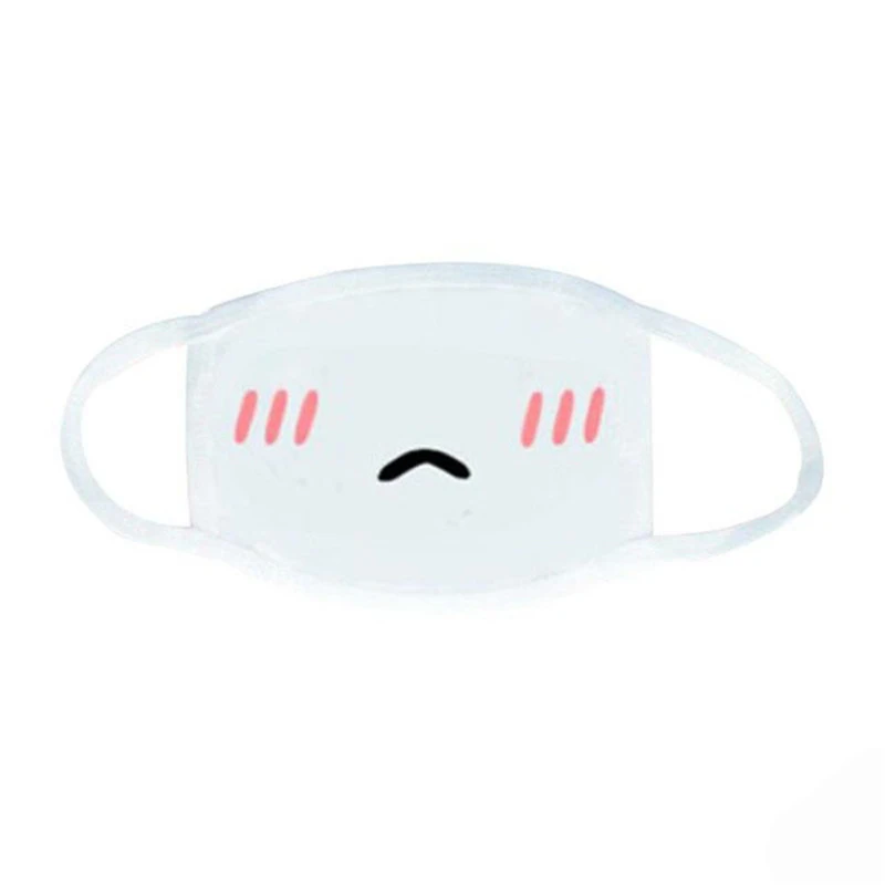 Moe& Cute Anime Kaomoji-kun Emoticon Anti-Dust Cotton Mouth-Muffle Mask