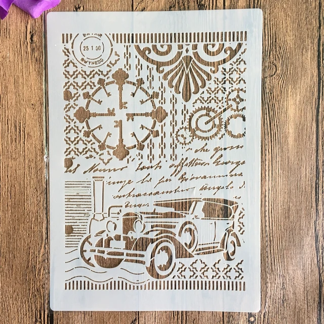 A4 29 * 21cm  Mandala DIY Stencils Wall Painting Scrapbook Coloring Embossing Album Decorative Paper Card Template  cake 809