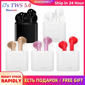 

Bluetooth Earphone i7s TWS Wireless Headsets Charging Box Handsfree For Samsung Xiaomi Huawei Smart Phone With Mic Sports In Ear
