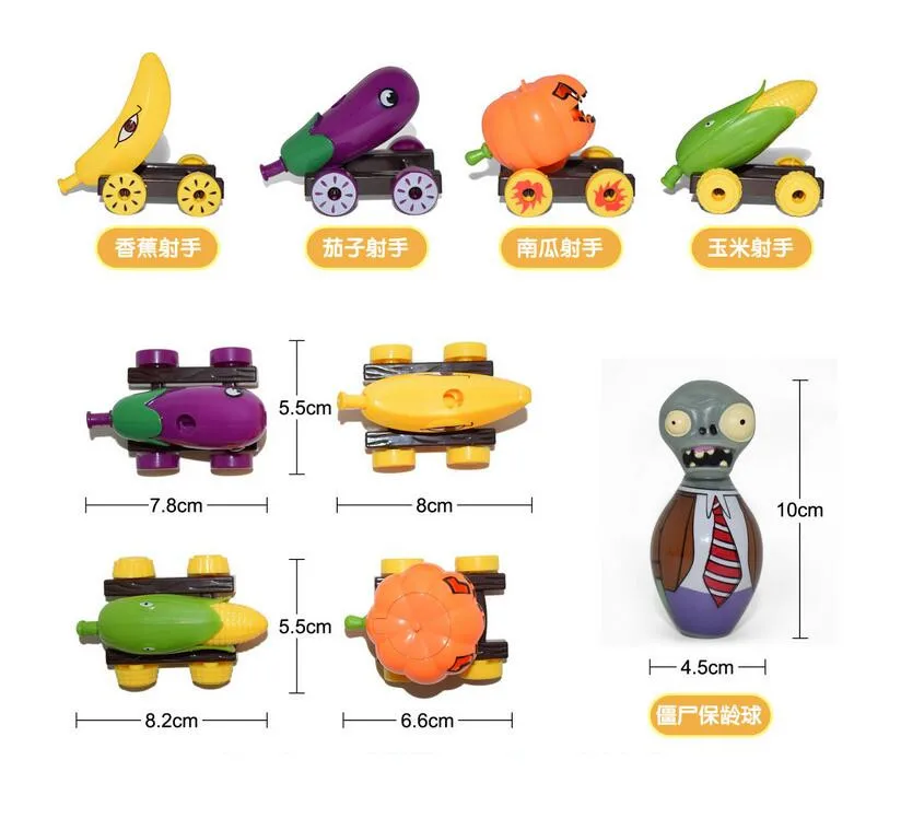 Новинка, PVZ Растения против Зомби, ударная игра, фигурка аниме, ролевая игра, модель, коллекция, запуск, игрушечные растения, подарок, детские блоки
